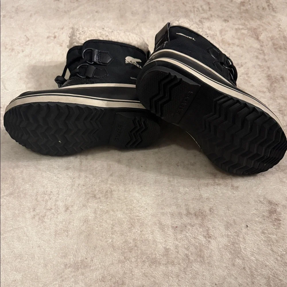 Sorel Black Winter Yoot Pac Kids Boots See Description